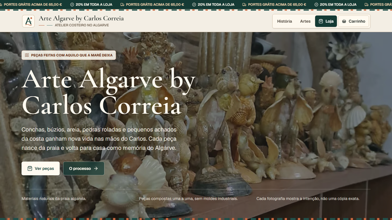 Website Arte Algarve